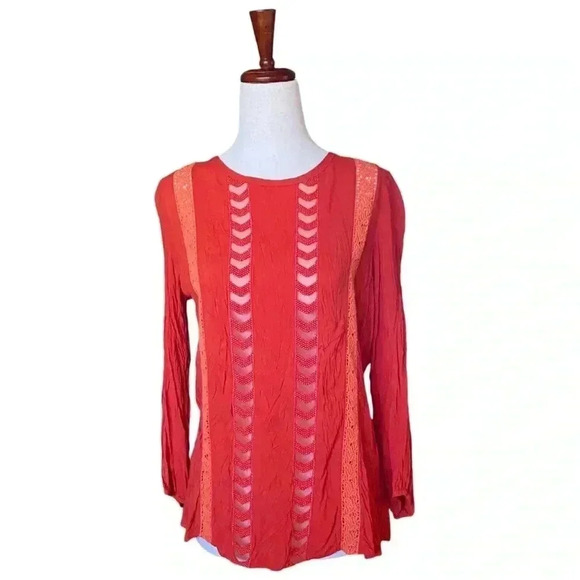 Sundance Bohemian Lace Top XS Extra Small - Picture 1 of 6